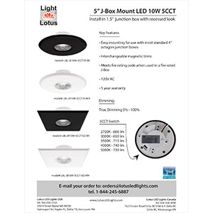 5? J-Box Mount LED